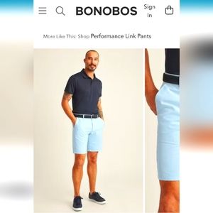 Bundle of 3 Bonobos Performance Link Golf Shorts -New